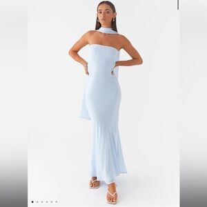 Peppermayo Under the Pagoda Maxi Dress - Blue